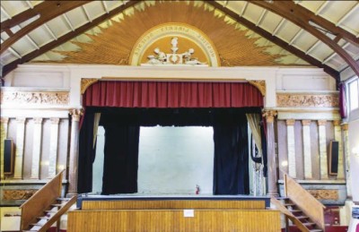 Concert hall stage, Stanley Halls